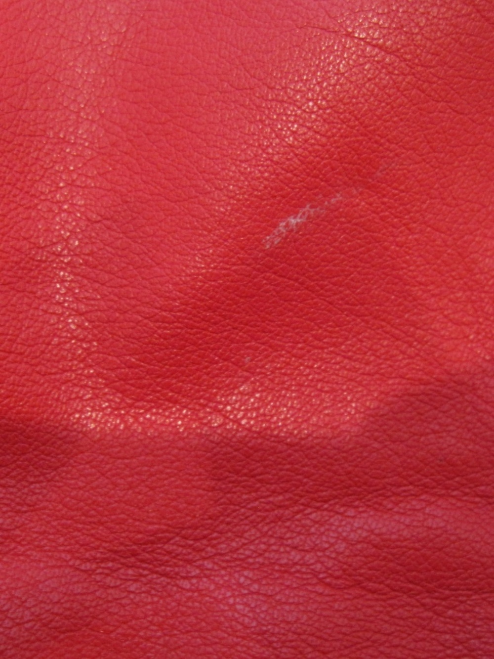 Vintage red leather pencil skirt size XS/XXS - Picture 6 of 7